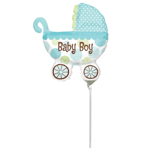 Anagram Μπαλόνια 9 inch Baby boy buggy