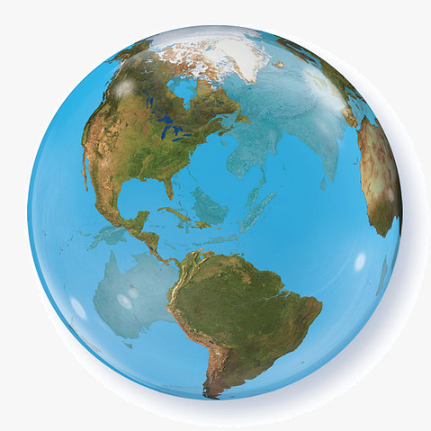 Bubble μονό Planet Earth ND