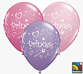 Qualatex Μπαλόνια Princesses 11 inch All around 25 τεμάχια ND