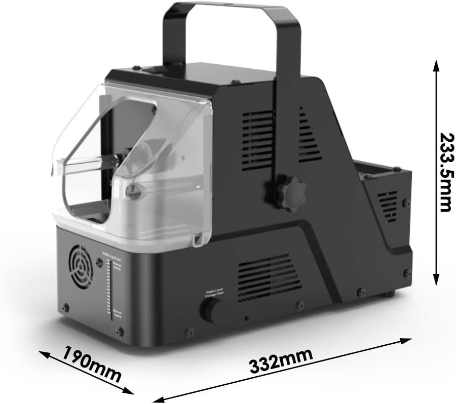 Bubble Smoke Machine 3-in-1 - with Remote Control - 450W