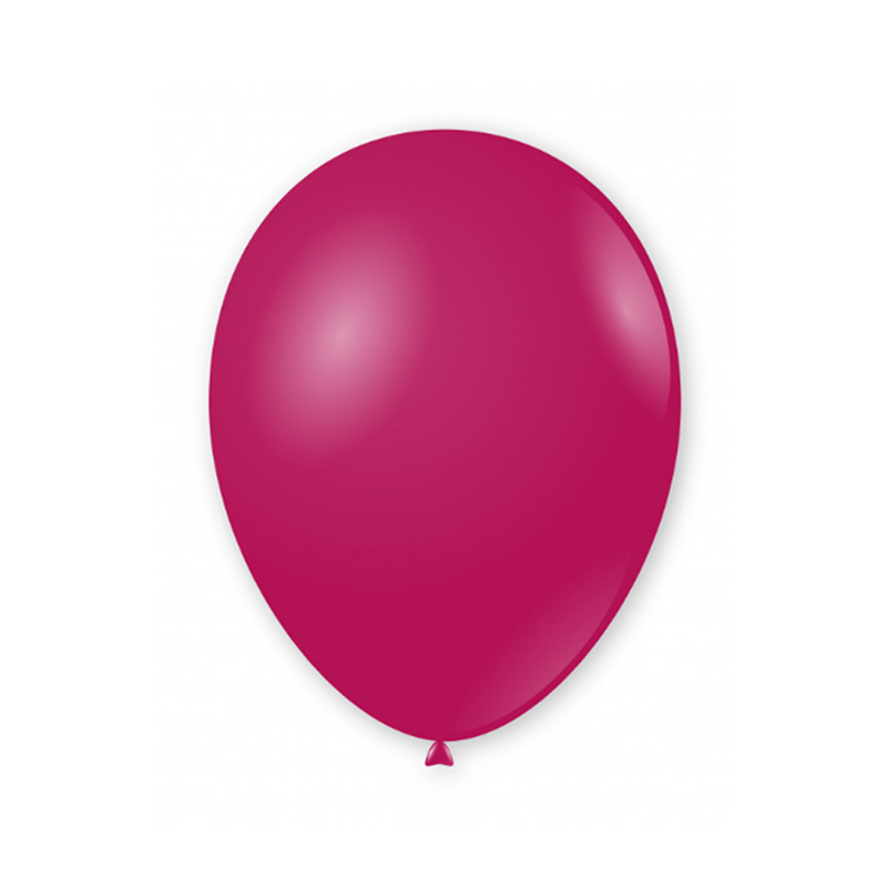 Balloon latex 9 inch pastel fucshia