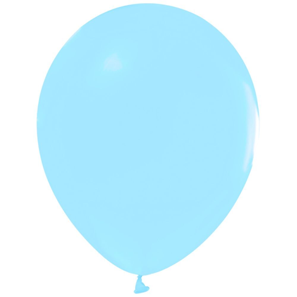 Μπαλόνι 12'' (30cm) Γαλάζιο Ματ (25 Tεμάχια) - Marco Polo Quality Balloons 3