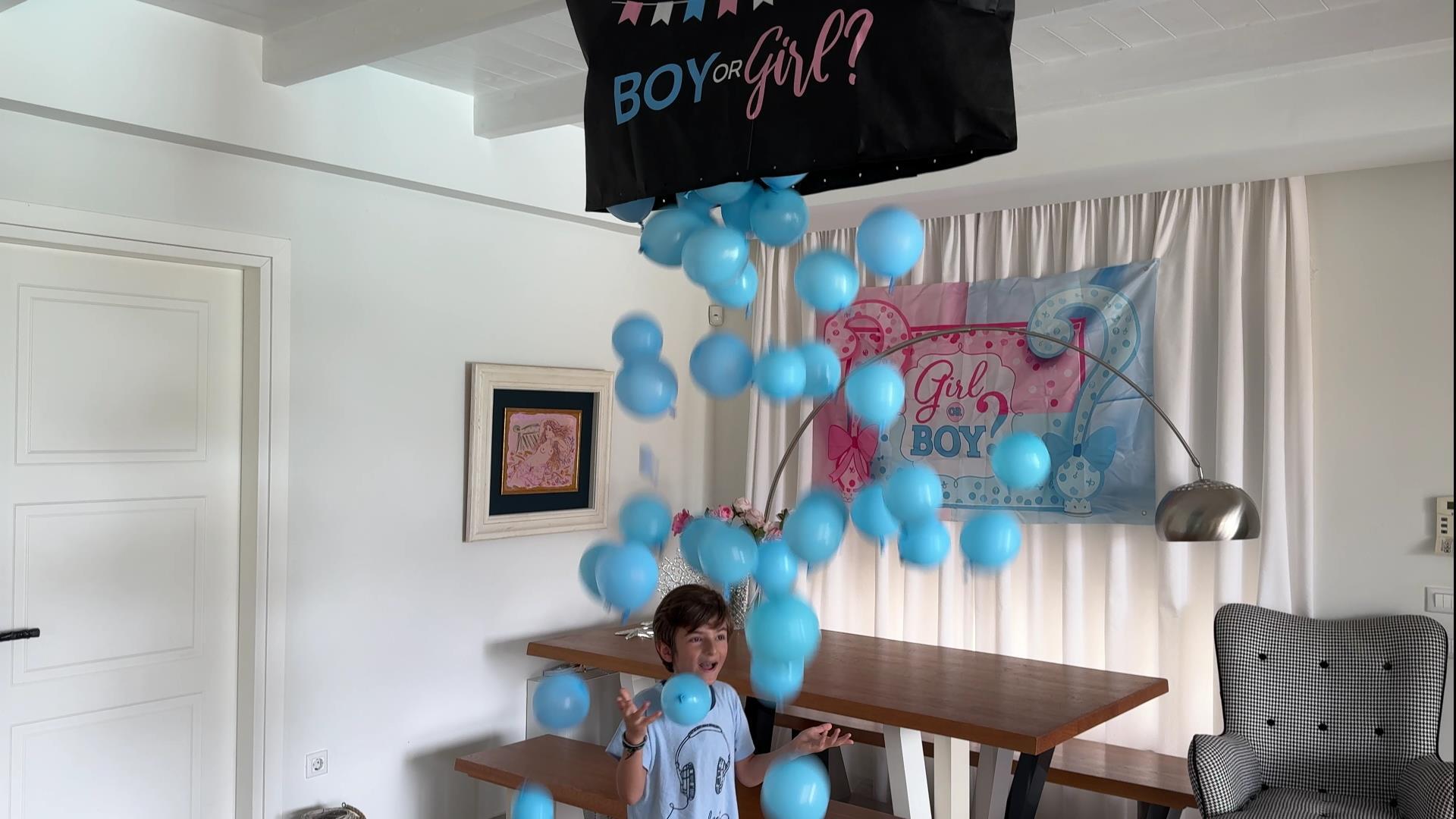 Σάκος Που Απελευθερώνει Μπαλόνια Gender Reveal (120cm X 60cm) 7