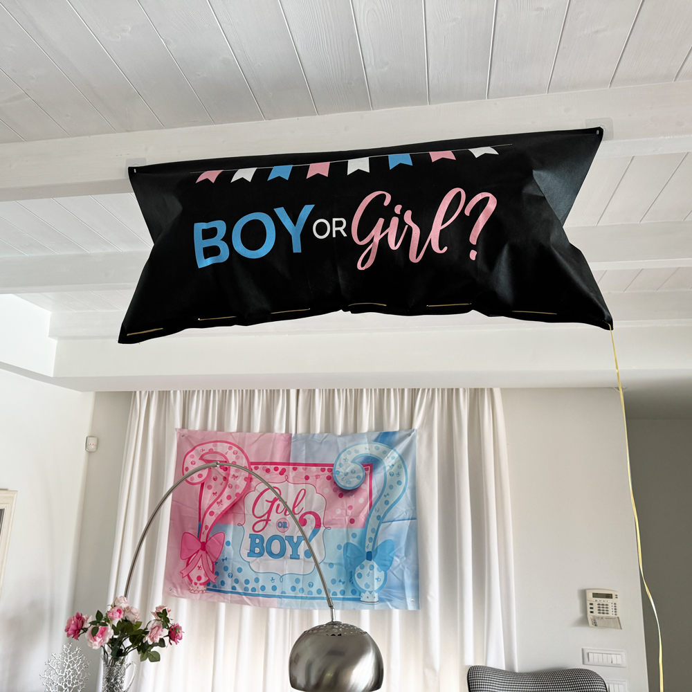 Banner Boy or Girl Gender Reveal Διάστασης  (97cm x 150cm) 5
