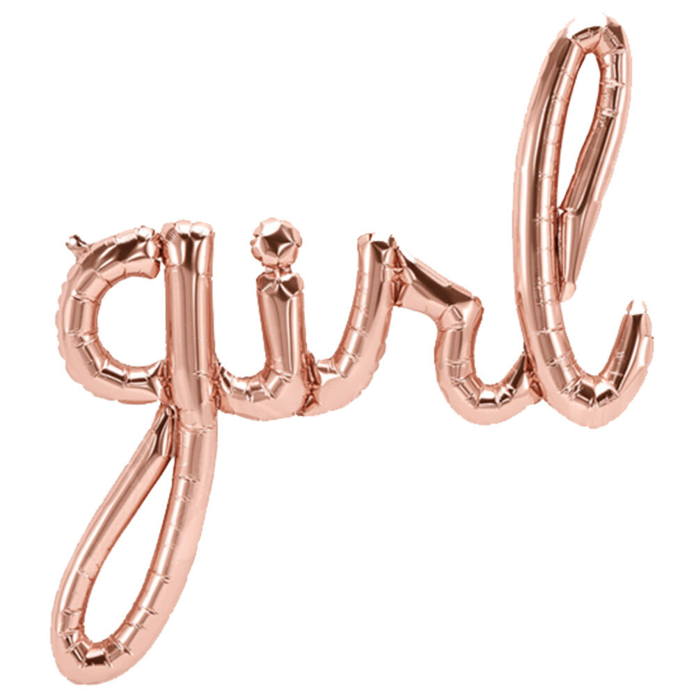 Μπαλόνι rose gold σχηματισμένη λέξη Girl