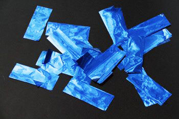 Glitter blue foil 2cm x 5 cm package 1 kg