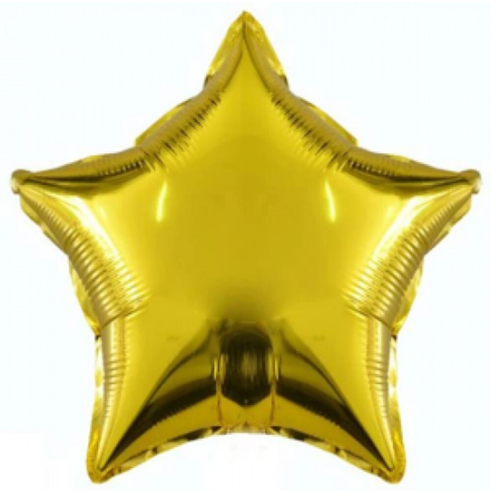 Balloon Star 18" Gold (Packaged)