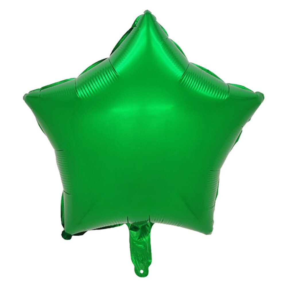 Balloon Star 18" Green (Packaged)