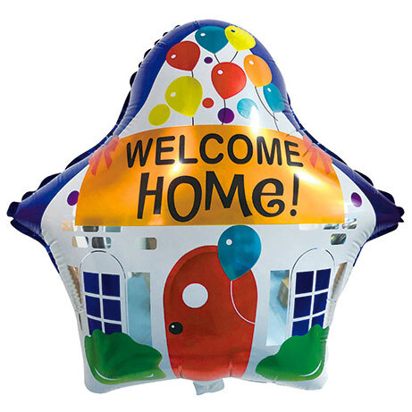 Balloon Star Welcome Home 18" (Packaged)
