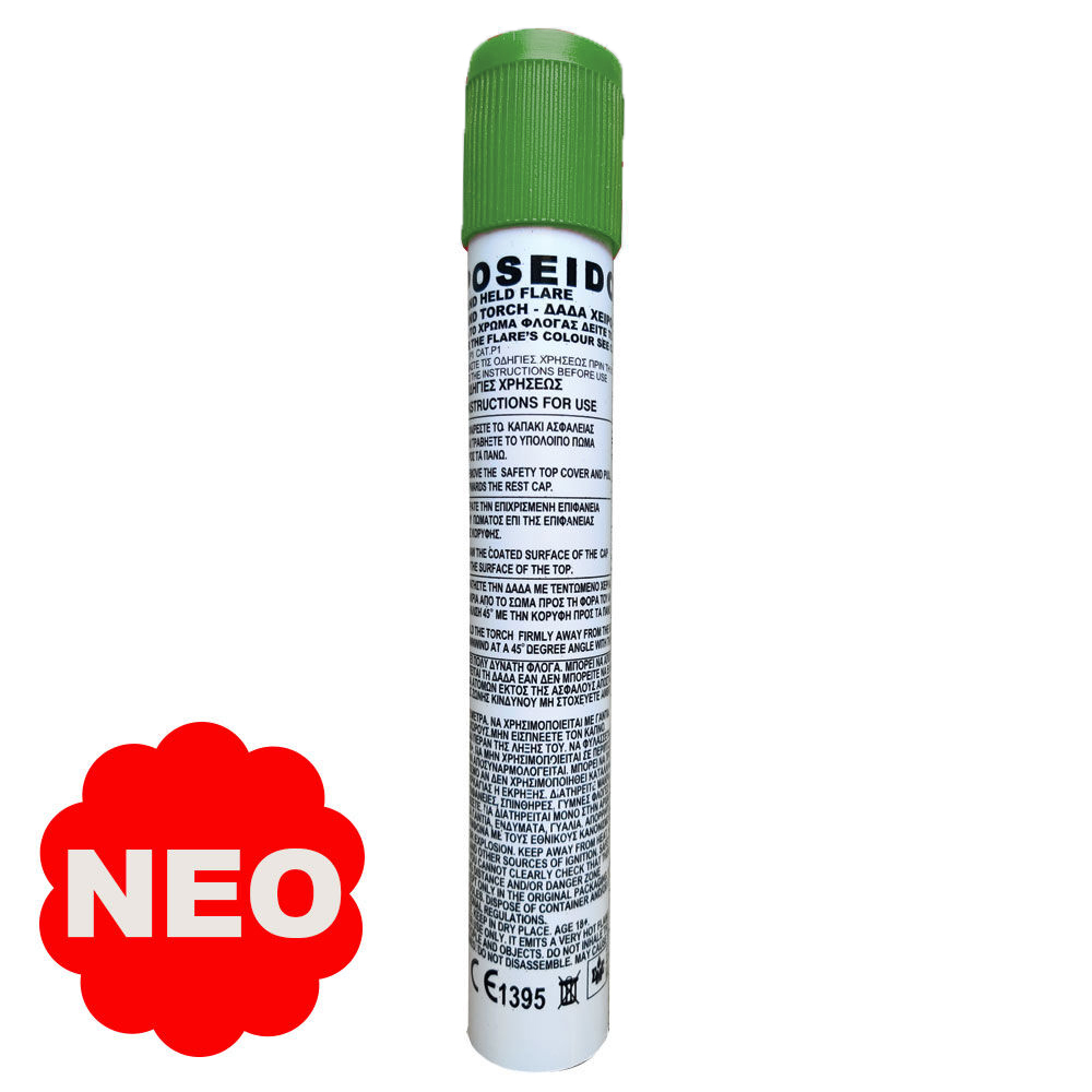 Flare Hand Torch Poseidon Green