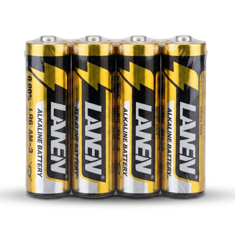  Αλκαλικές Μπαταρίες 1,5 Volt ΑΑ - Lanen (60 Τεμάχια) - 15 Συσκευασίες των 4 Τεμαχίων