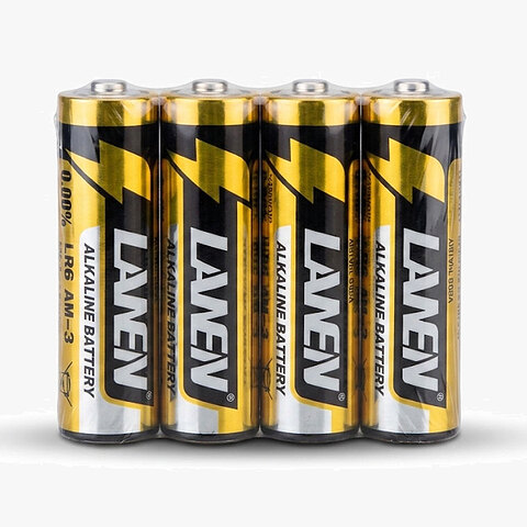  Αλκαλικές Μπαταρίες 1,5 Volt ΑΑ - Lanen (60 Τεμάχια) - 15 Συσκευασίες των 4 Τεμαχίων