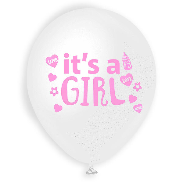  Αυτοκόλλητο 27 εκατοστά It's a Girl ροζ, για κάθε χρήση 6