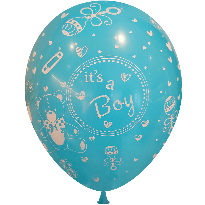 Μπαλόνια 12'' τυπωμένα It's a boy New