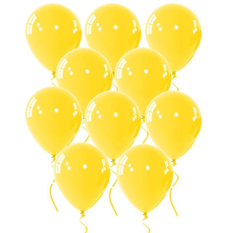 Μπαλόνια latex κίτρινο 12 ιντσών Rocca Italy balloons 100 τεμάχια 3