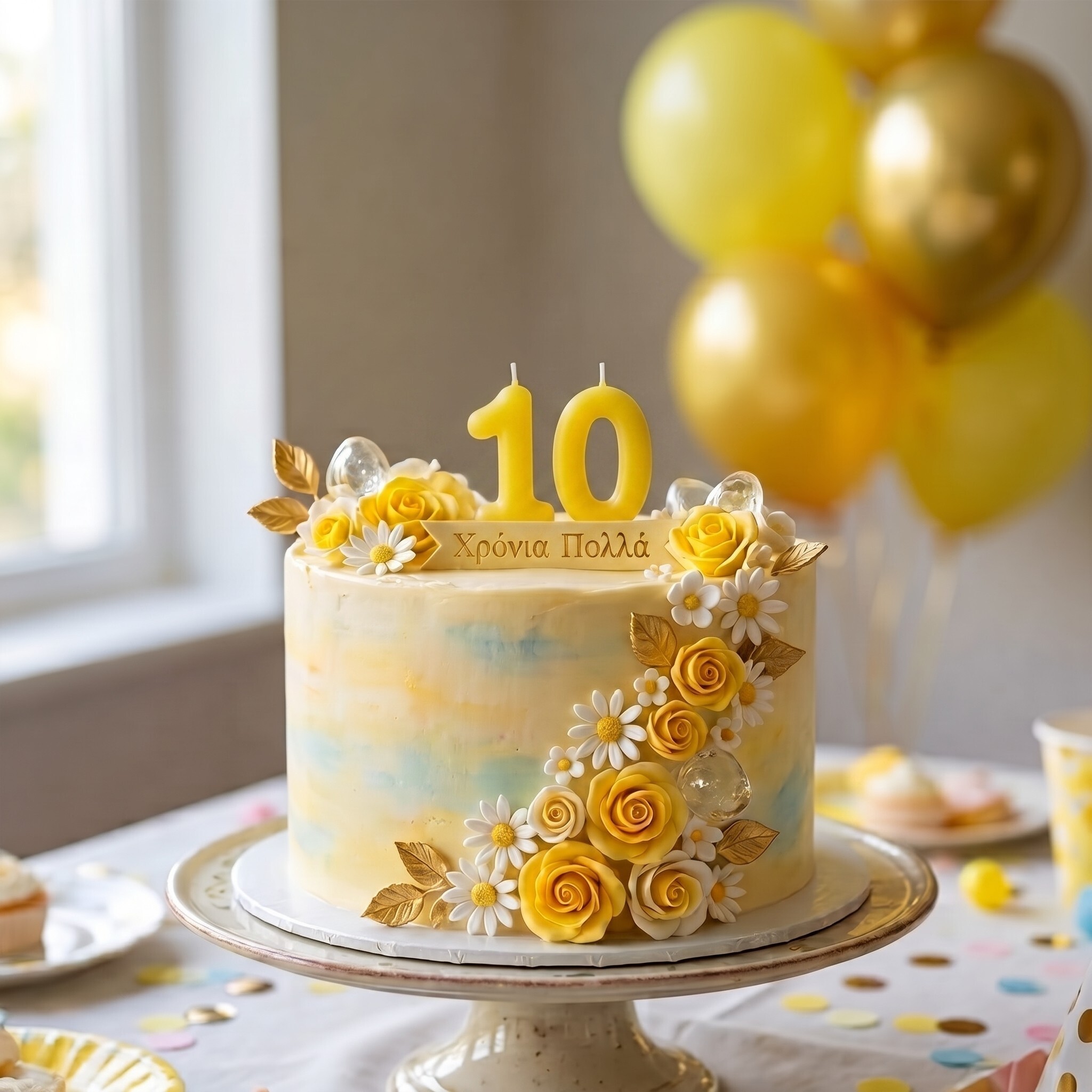 Candle Number 0 Yellow Pastel (Piece)