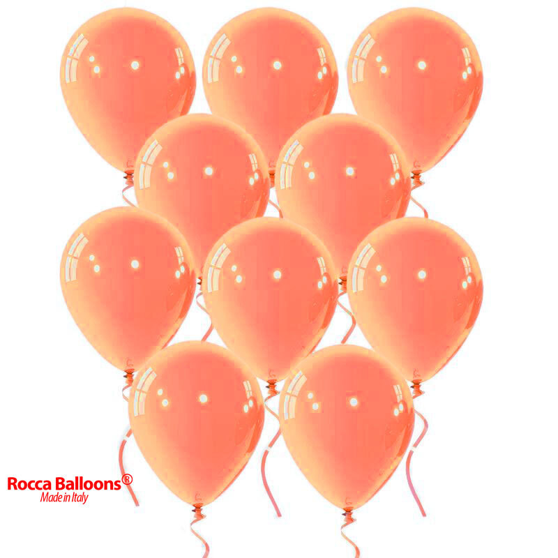 Μπαλόνια latex κοραλί 12 ιντσών Rocca Italy balloons 100 τεμάχια 2