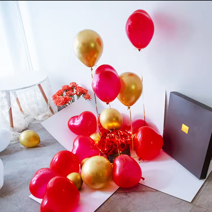 Surprise Balloon Box Λευκό  (50cm x 50cm) 11