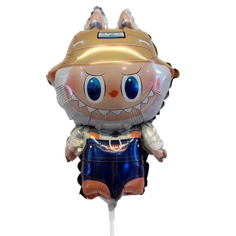 Balloon Labubu Explorer 25cm - mini shape - with automatic valve - Ready for use