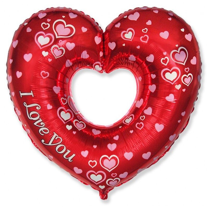 Μπαλόνι καρδιά Flexmetal 36 ιντσών Groovy Love