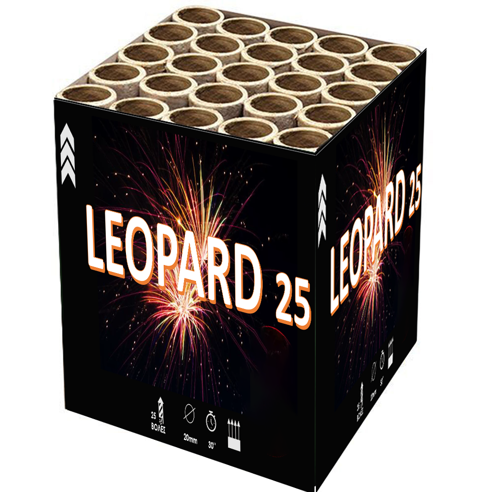 Πυροτεχνήματα 25 βολών Leopard