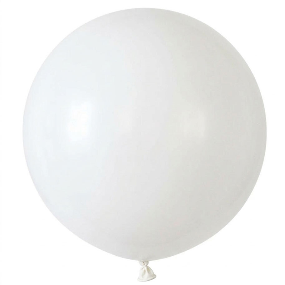 Μπαλόνι 36'' (1 μέτρο) Λευκό S14 Ματ (Τεμάχιο) - Marco Polo Quality Balloons