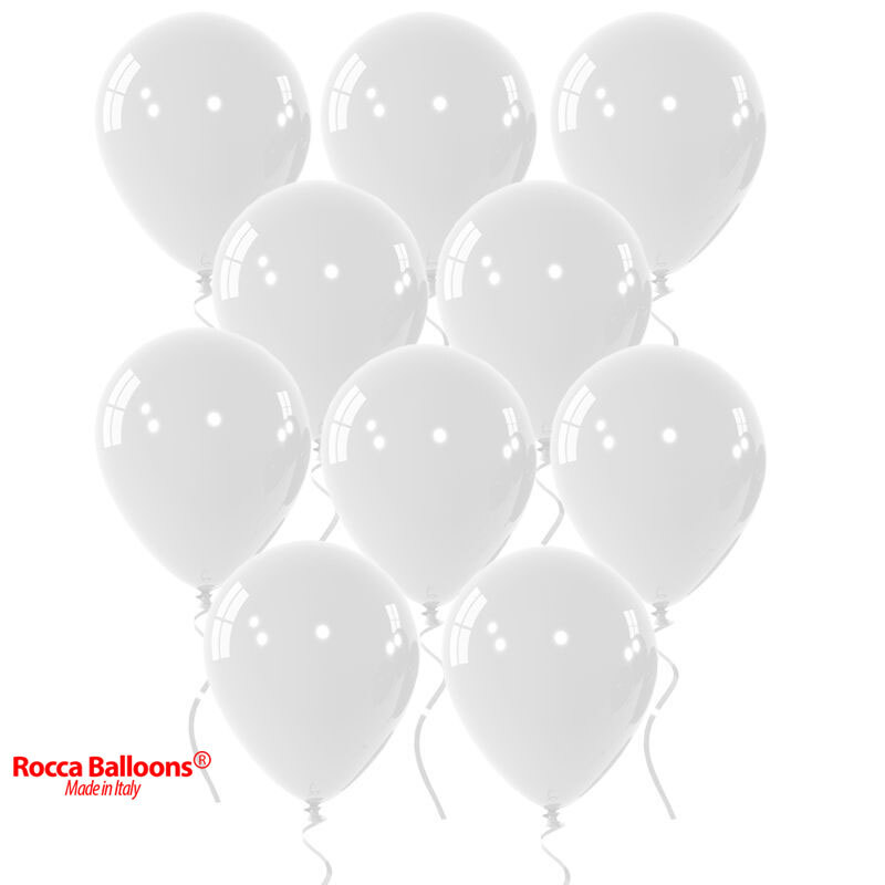 Μπαλόνια latex λευκό 12 ιντσών Rocca Italy balloons 100 τεμάχια 2
