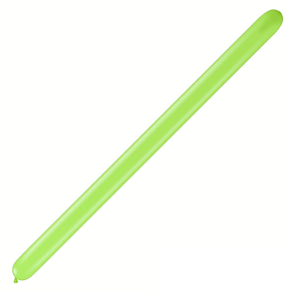 Balloons modeling twisted 260 light green (100 pcs) - Balonevi