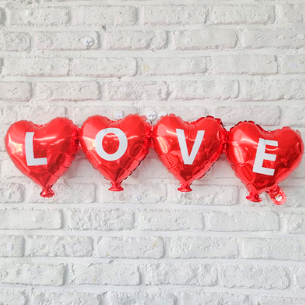 Μπαλόνι Love Οριζόντιο 78 Εκατοστά (Φουσκώνει με αέρα) - Συσκευασμένο 4