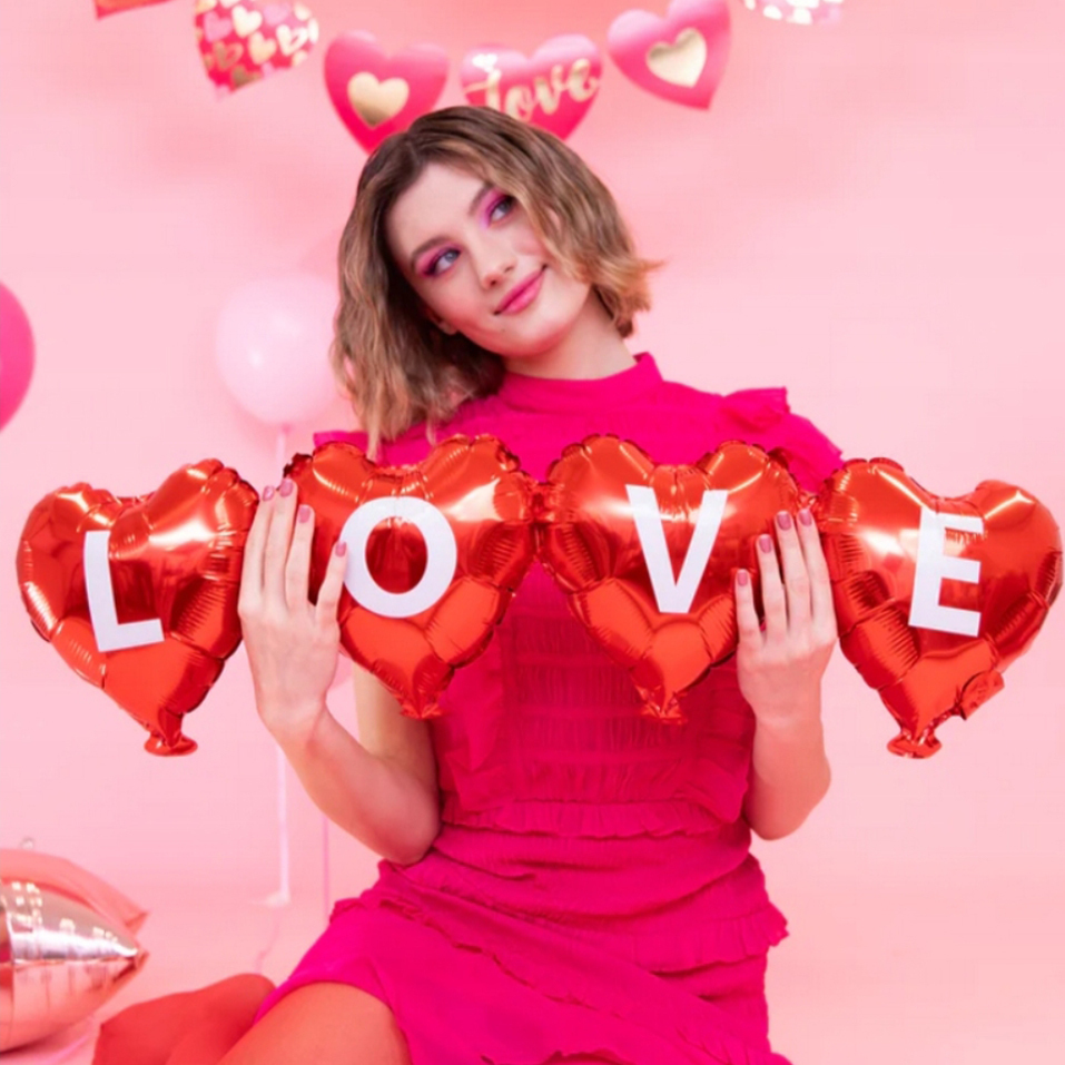 Μπαλόνι Love Οριζόντιο 78 Εκατοστά (Φουσκώνει με αέρα) - Συσκευασμένο 2