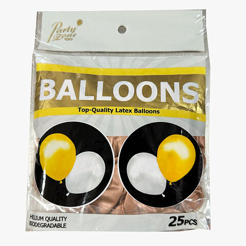 Μπαλόνι 12'' (30cm) Χρυσό Bronze Chrome (25 Tεμάχια) - Marco Polo Quality Balloons