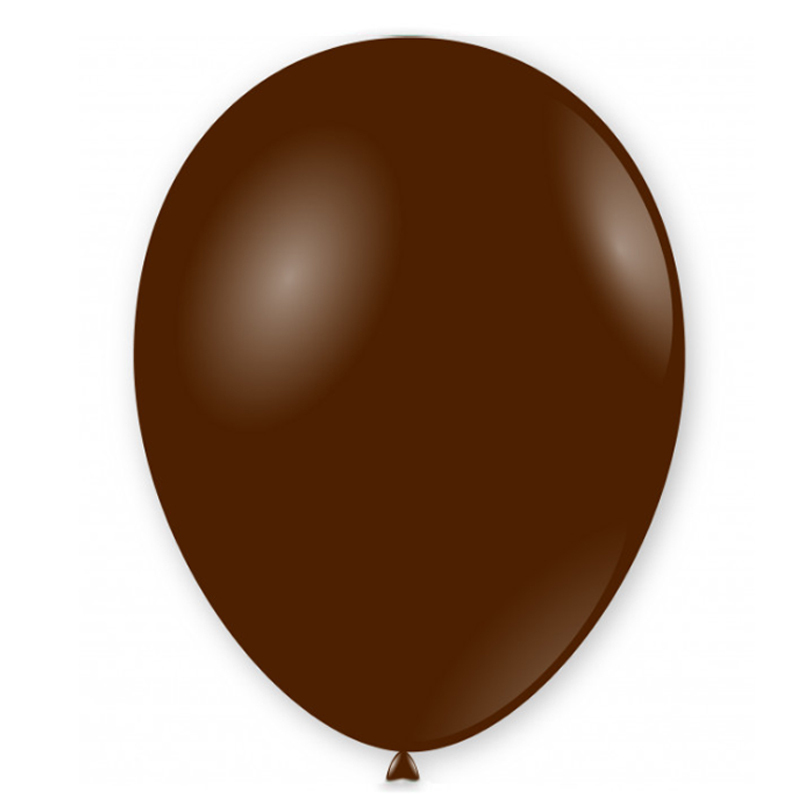 Μπαλόνια latex καφέ 13 ιντσών Rocca Italy Balloons 15 τεμάχια