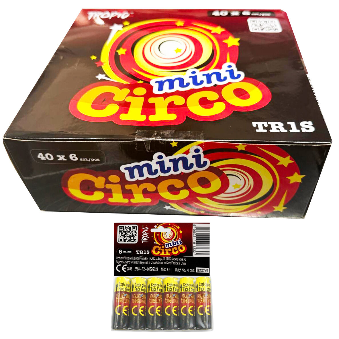 Iπτάμενη Σβούρα Circo (Πακέτο 6 τεμάχια) - ΣΥΣΚΕΥΑΣΙΑ 40 Πακέτα  