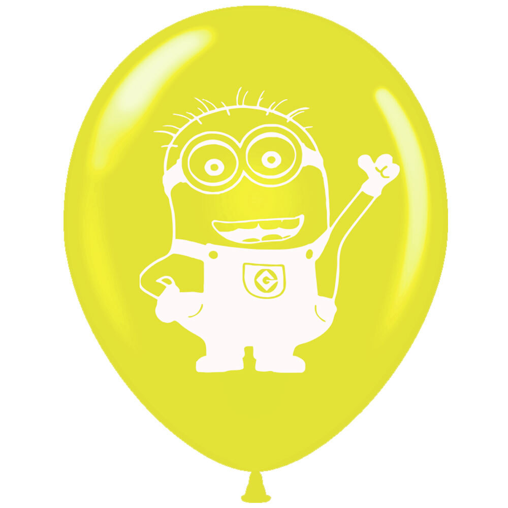 Balloons printed 2 sides Minions 15 pcs pack ND