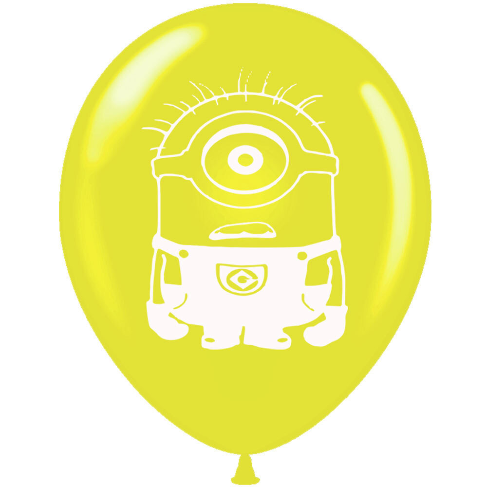Balloons printed 2 sides Minions 15 pcs pack ND