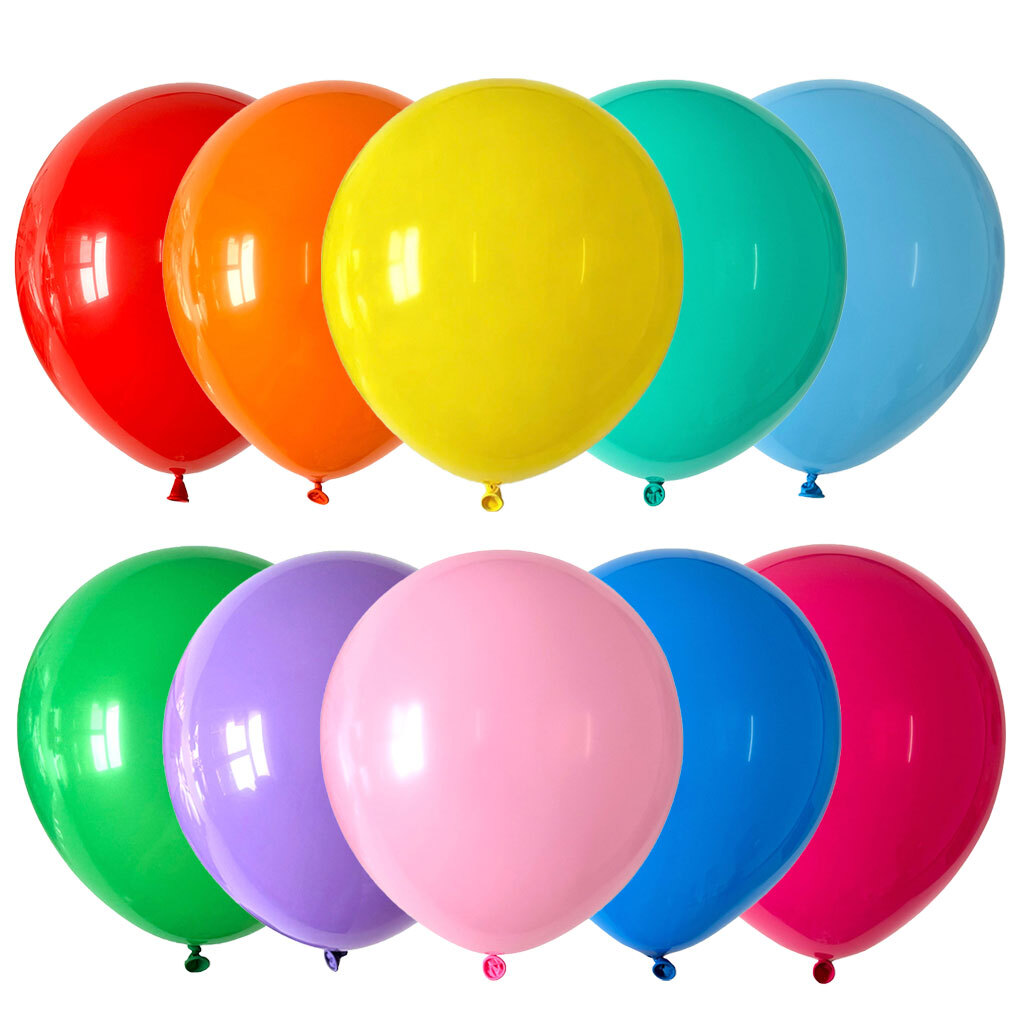 Μπαλόνι 12'' (30cm) Μιξ Χρωμάτων Ματ (50 Tεμάχια) - Marco Polo Quality Balloons