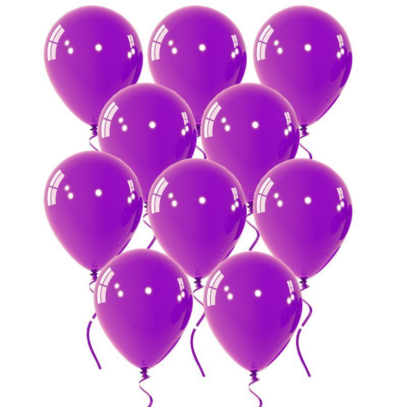 Μπαλόνια latex μωβ 12 ιντσών Rocca Italy balloons 100 τεμάχια 3
