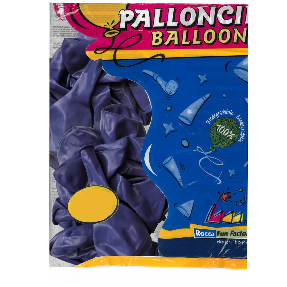 Balloons latex navy blue 13 inch Rocca Italy 15 pcs
