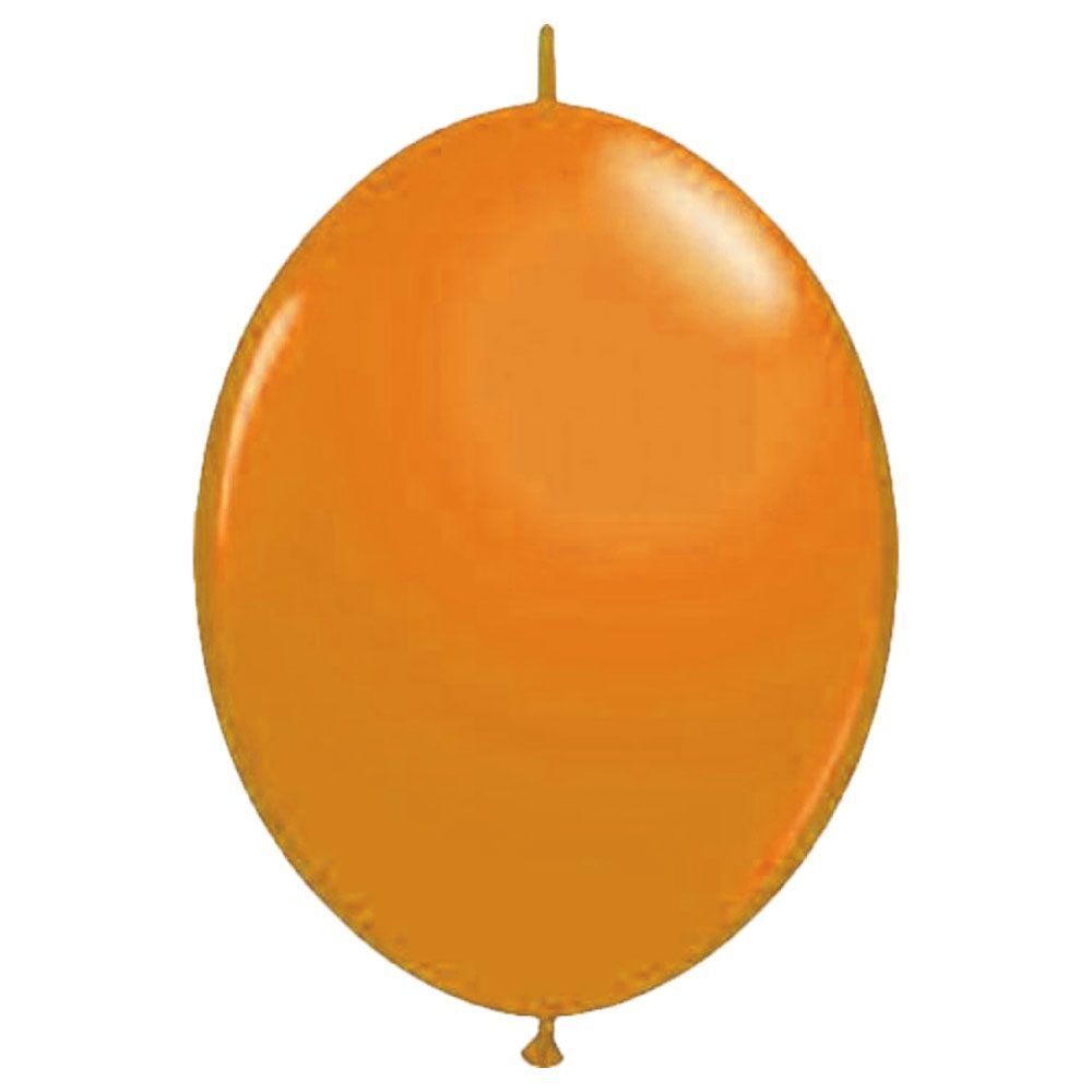 Balloon latex orange 2 link arch 6 inch 100 pcs