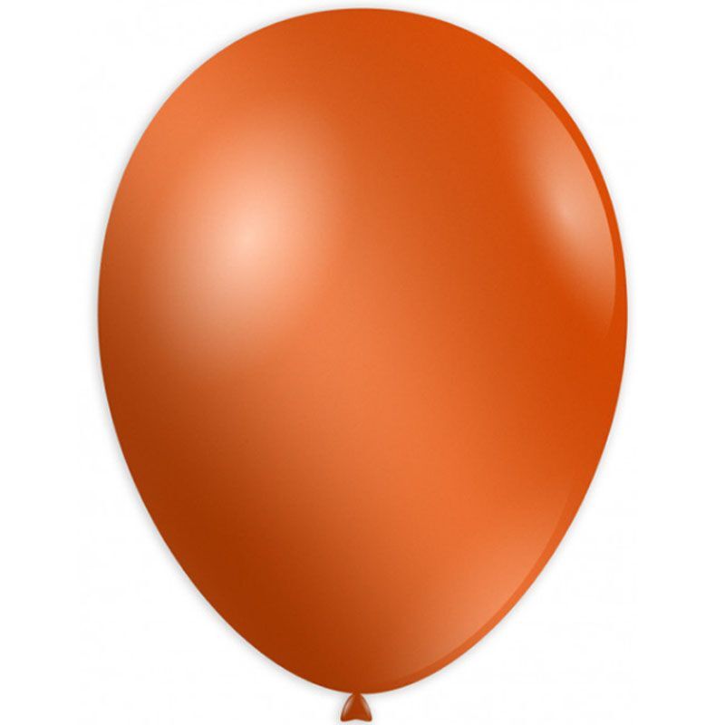 Μπαλόνια latex 13 ιντσών περλέ πορτοκαλί Rocca Italy Balloons 100 τεμάχια