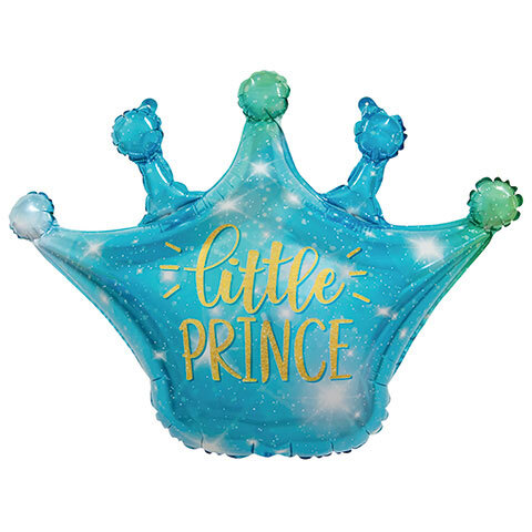 Μπαλόνια Στέμμα Γαλάζιο Litttle Prince Supershape - (Συσκευασμένο)