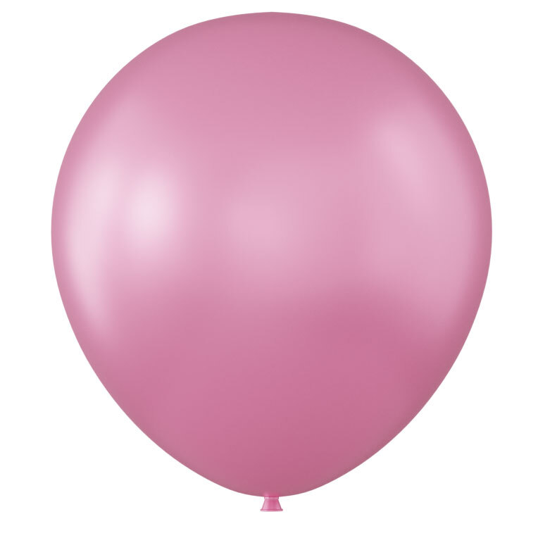 Μπαλόνι 12'' (30cm) Ροζ Περλέ P2 Metallic (50 Tεμάχια) - Marco Polo Quality Balloons
