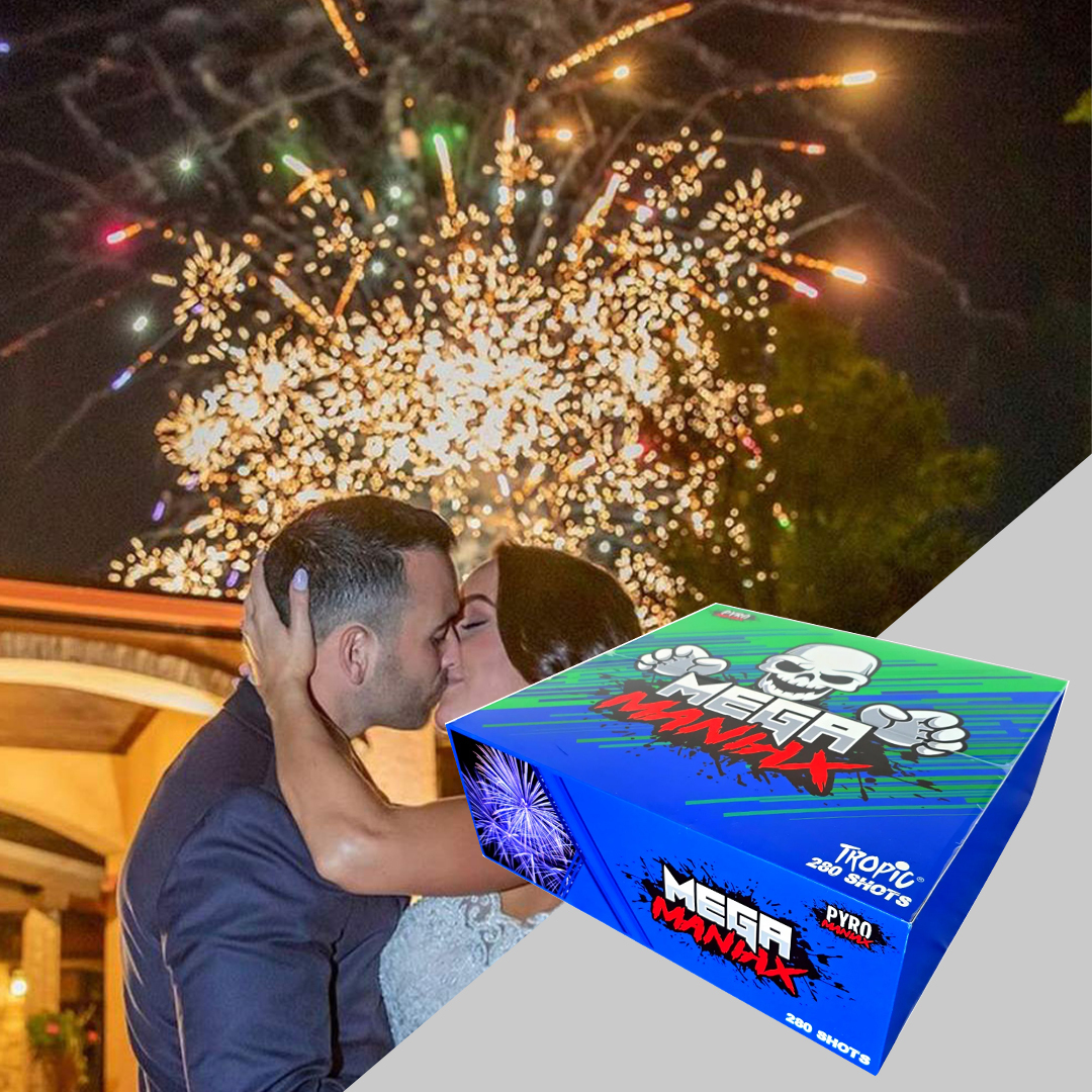 Wedding Fireworks Pack 280 Shots - DIY