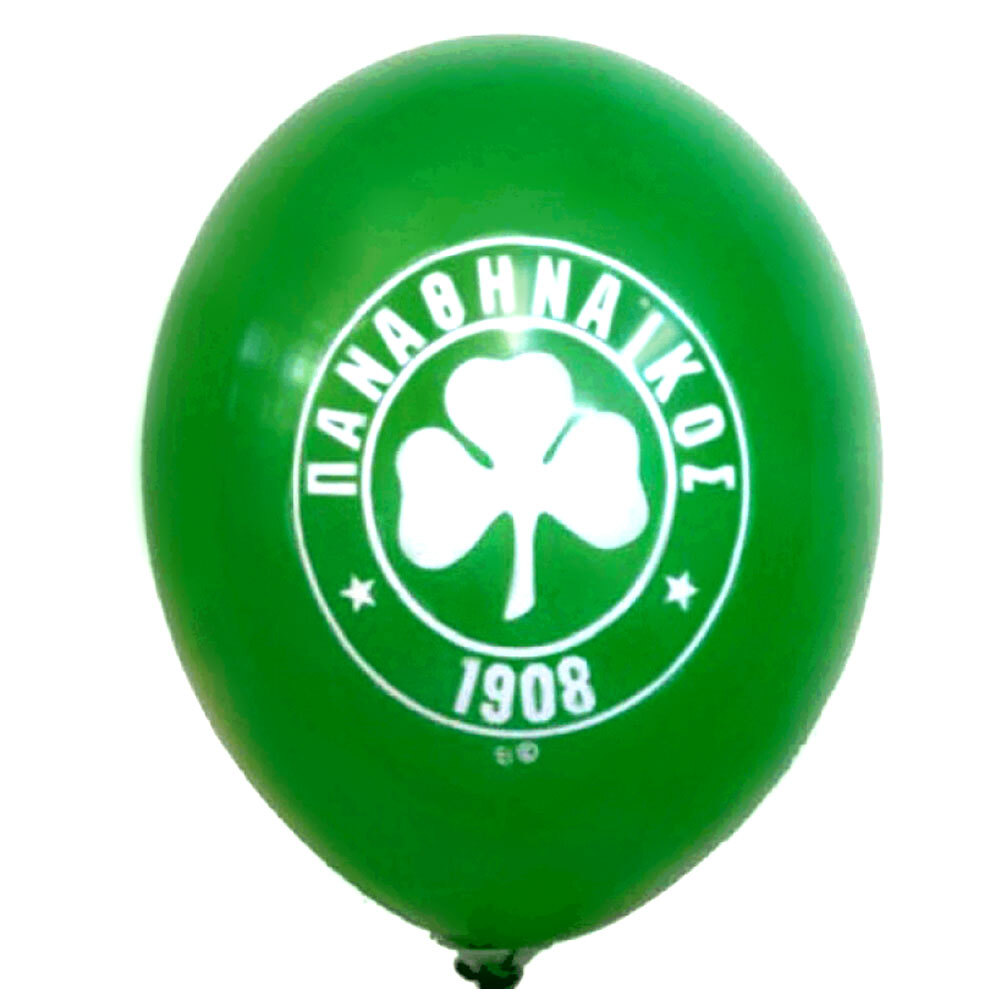 Balloons printed Panathinaikos 15 pcs packed ND