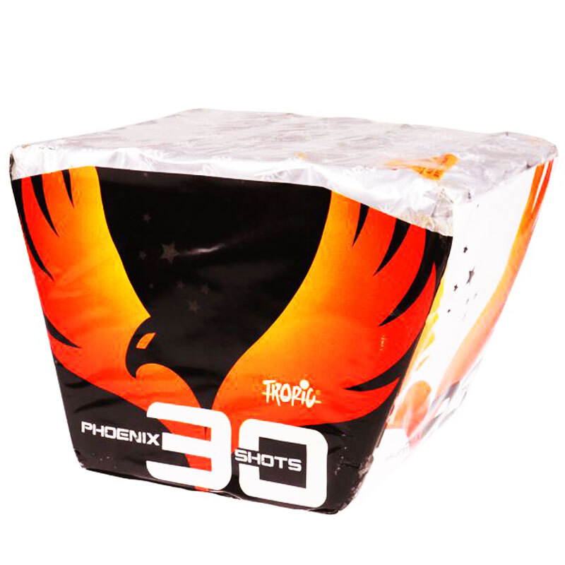 Πυροτεχνήματα 30 βολών βεντάλια TW11 Phoenix Tropic
