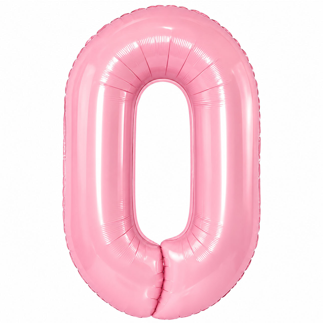Μπαλόνι Αριθμός Νο 0 Ροζ 86 cm για ήλιο Slim size (Συσκευασμένο)