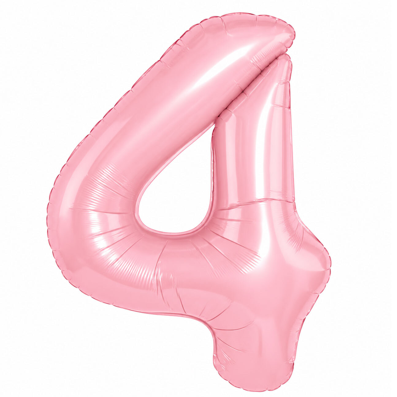 Μπαλόνι Αριθμός Νο 4 Ροζ 86 cm για ήλιο Slim size (Συσκευασμένο)