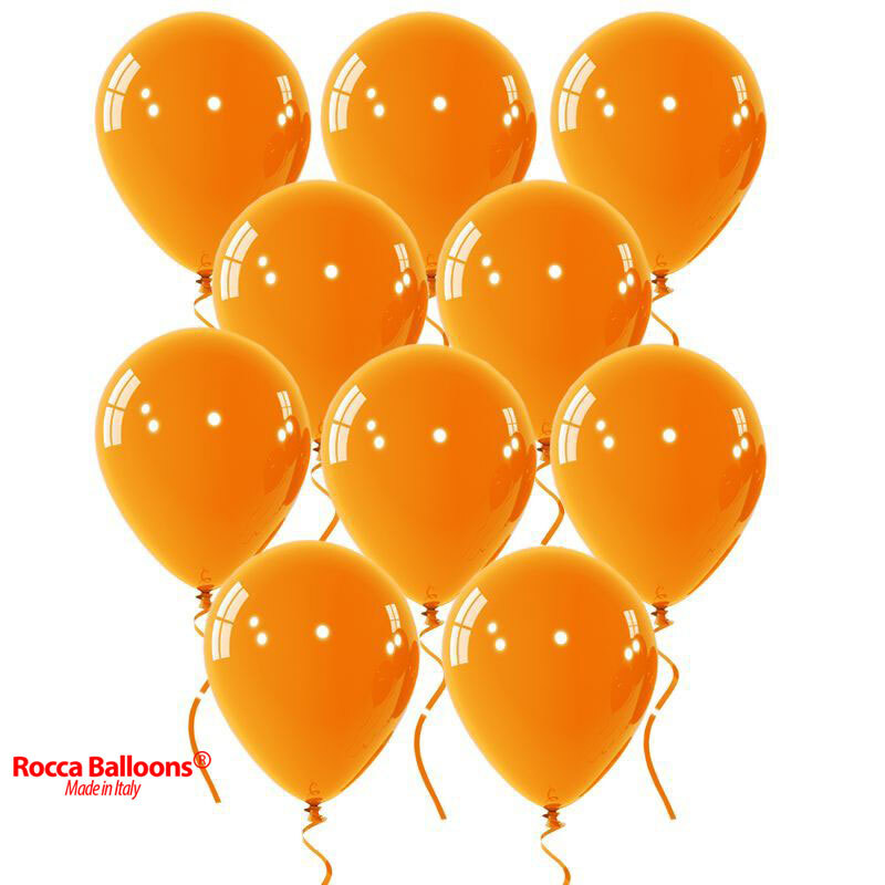 Balloons latex 13 inch metallic orange Rocca Italy Balloons 100 pcs