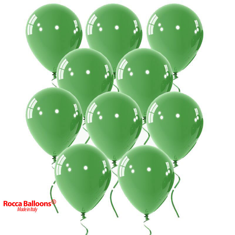 Μπαλόνια latex πράσινο 12 ιντσών Rocca Italy balloons 100 τεμάχια 2
