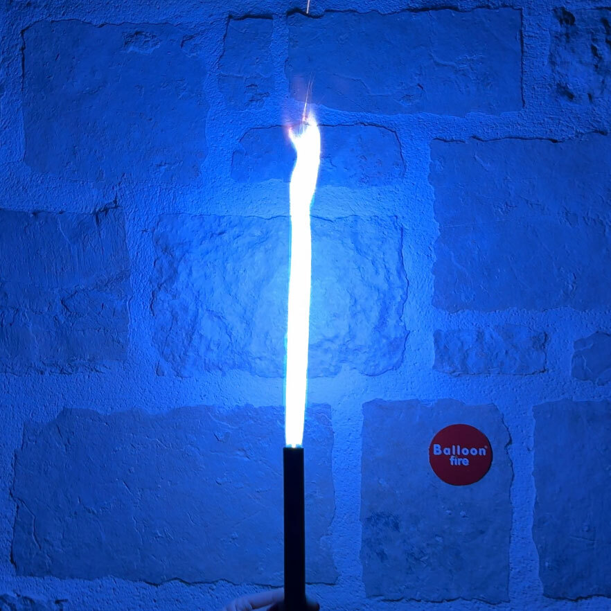 Πυρσός για Gender Reveal - Εφέ Αλλαγής Χρώματος Μπλε - Συσκευασία (2 τεμάχια)